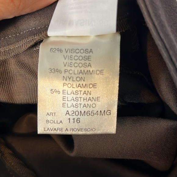 Via Masini 80 Firenze Brown Trousers Pants Made in Italy Size 40 - US 29 - Picture 10 of 10